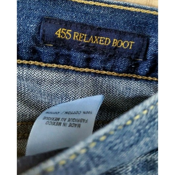 Lucky Brand Mens 455 Relaxed Boot Blue Jeans 30 - Picture 3 of 3